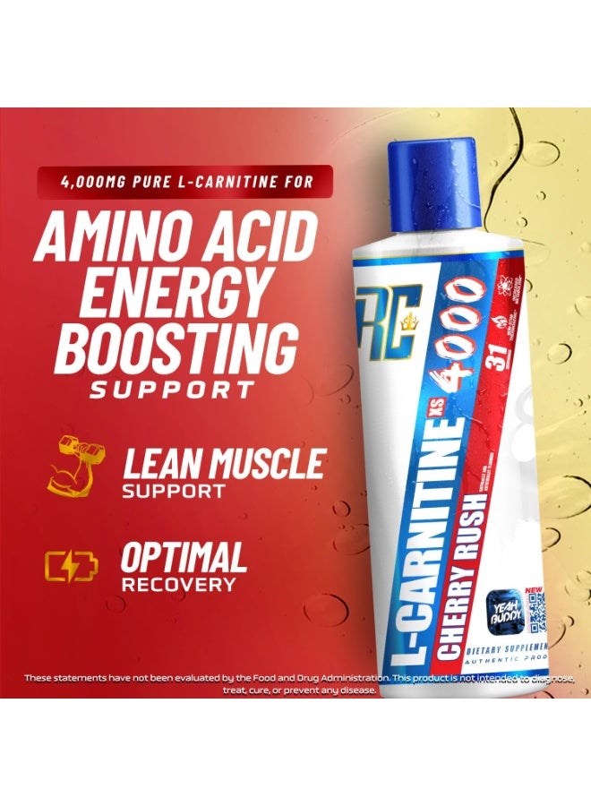 Ronnie Coleman L-Carnitine 4000 XS 465ml Cherry Rush - Image 2